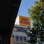 Building featuring Tower Records image on it.